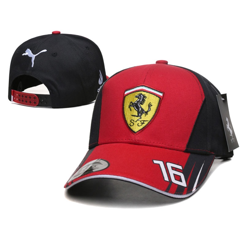 ขายส่ง หมวกแก๊ป ปักลาย Bens F1 Ferrari 3D สําหรับแข่งรถ เล่นกีฬา กลางแจ้ง