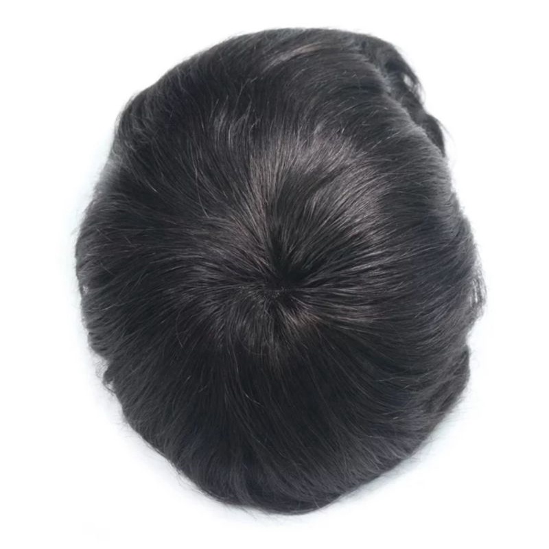 จัดโปร วิกติดกาวผมแท้ เสยได้เนียน มีไรผม รุ่นทนทาน Mono lace ตาข่ายหน้า Swiss lace 6×8