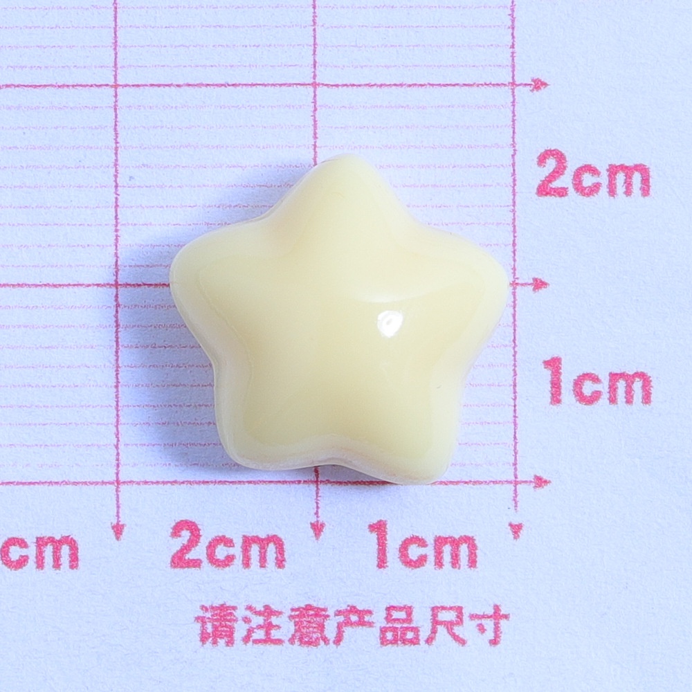 จี้รูปดาว สีพื้น แวววาว หลากสีสัน สําหรับงาน DIY 20 ชิ้น