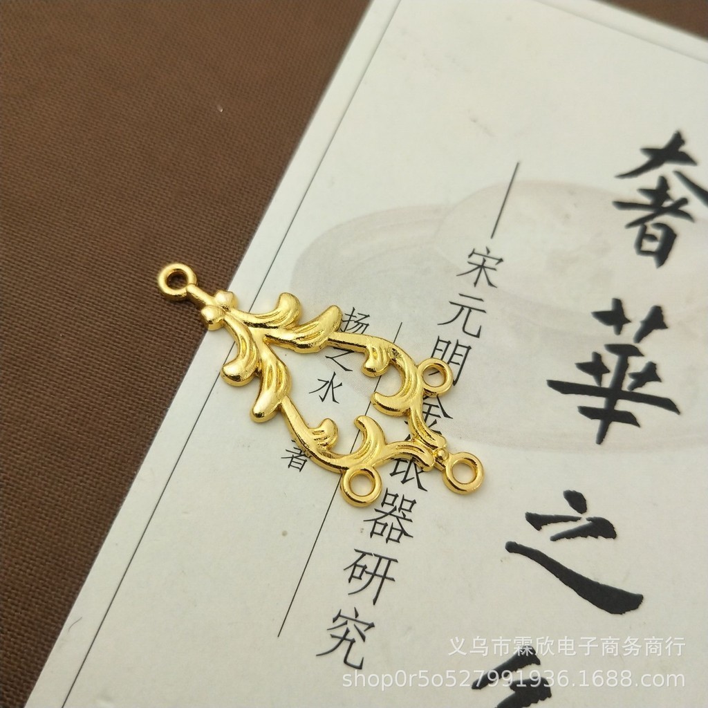จี้สร้อยคอโซ่ โลหะผสม สไตล์โบราณ ขนาด 37 มม. Diy