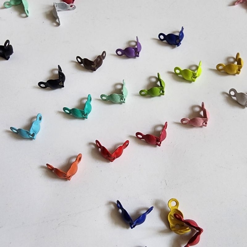ตัวปิดปมสร้อย แบบสี เลือกสีได้ แพค10ชิ้น/สี