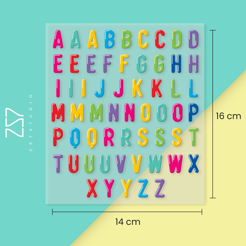 ตัวรีด ติดเสื้อ Set A-Z ตัวอักษรภาษาอังกฤษ ครบทุกตัวอักษร ติดเสื้อ กระเป๋า รีดด้วยเตารีด No.041