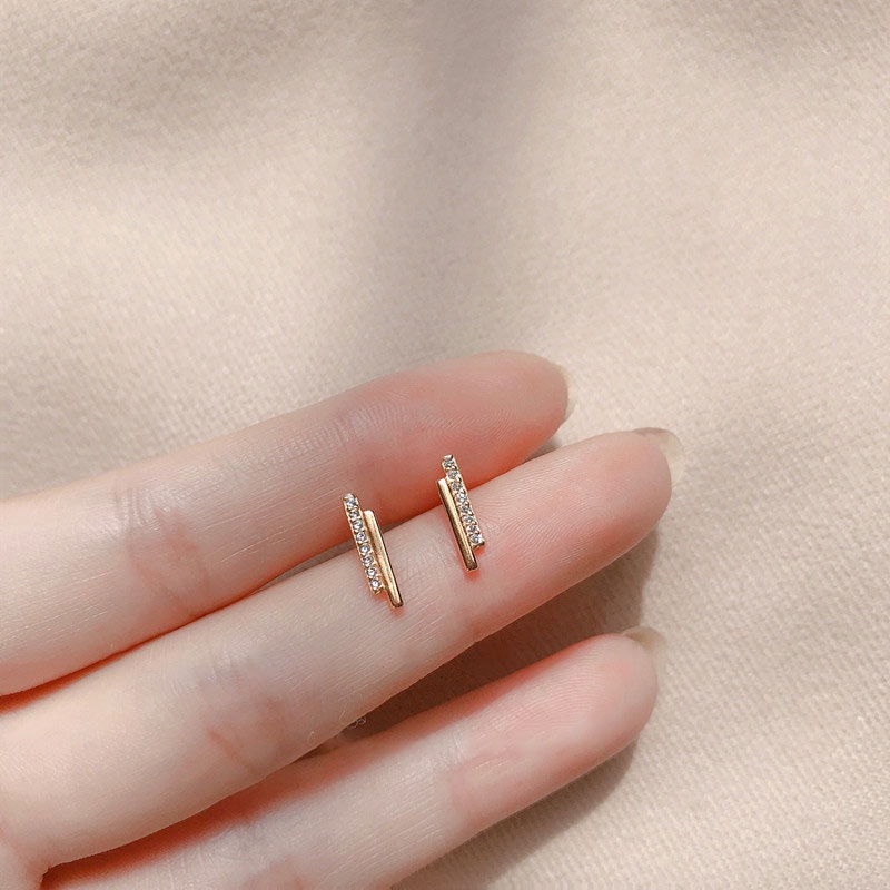 ต่างหูขนาดเล็ก สวยงาม น่ารัก เครื่องประดับ แฟชั่น S925 ผู้หญิง