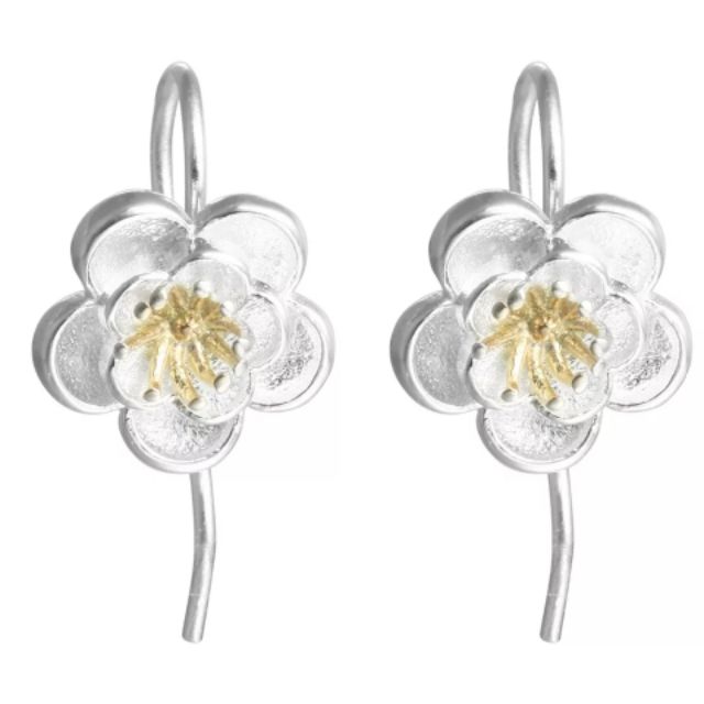ต่างหูดอกไม้ • Flower Hook Earrings