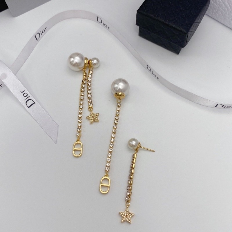 ต่างหูมุก+เพชร สวยมากค่ะ พร้อมส่ง