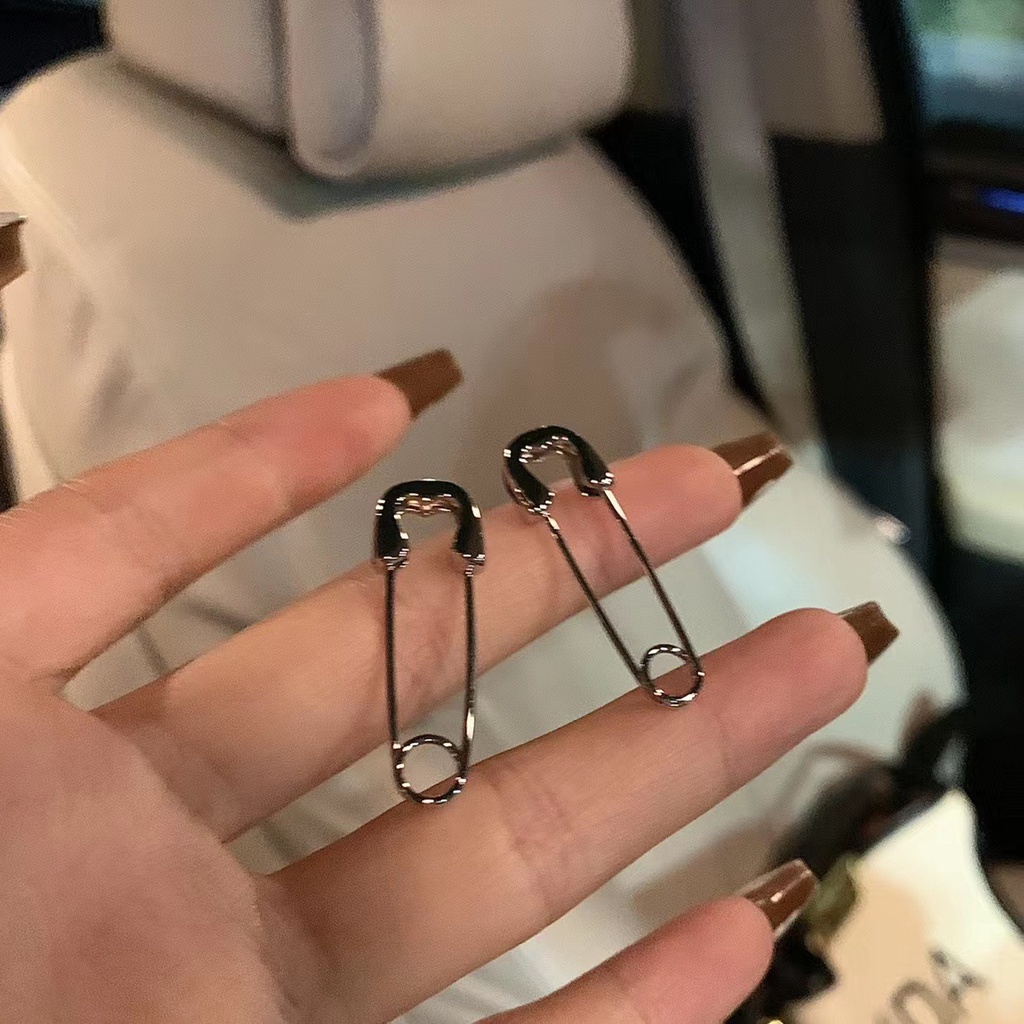 ต่างหูโลหะผสม สไตล์ฮิปฮอป พังก์ เพื่อความปลอดภัย
