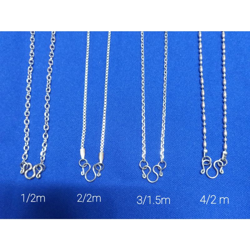 *ถูกและดี*สร้อยคอเด็ก สแตนเลสแท้100%(ใส่ไม่แพ้ไม่ลอกไม่ดำ) ขนาด2/1.5มิล ยาว14