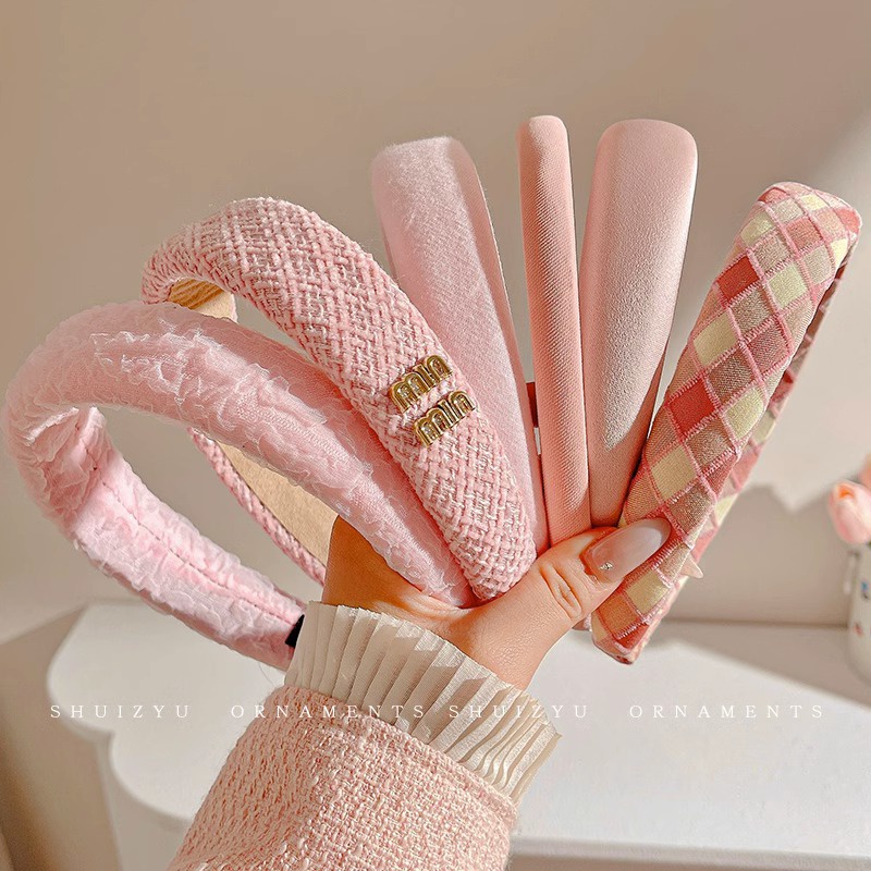 ที่คาดผม สีชมพู ยอดนิยม เข้ากับทุกการแต่งกาย สําหรับผู้หญิง