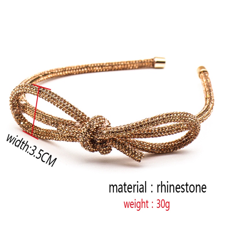 ที่คาดผม โบว์ใหญ่ประดับเพชร Rhinestone ประกายวิบวับมาก มี 6 เฉดสีให้เลือก