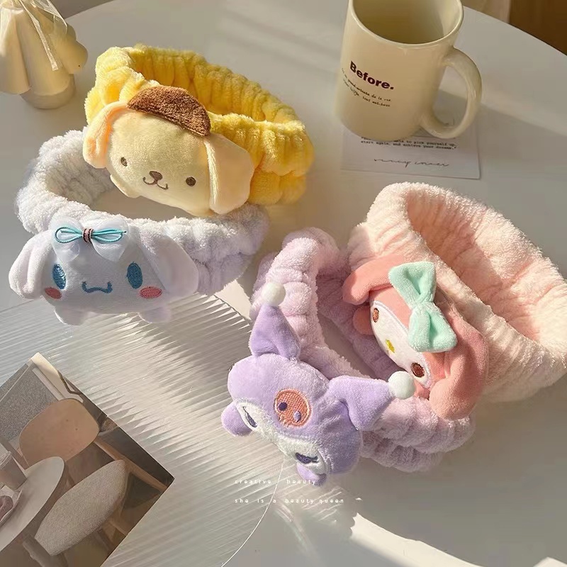 ที่คาดผมการ์ตูน sanrio เข็มกลัด kulomi น่ารัก