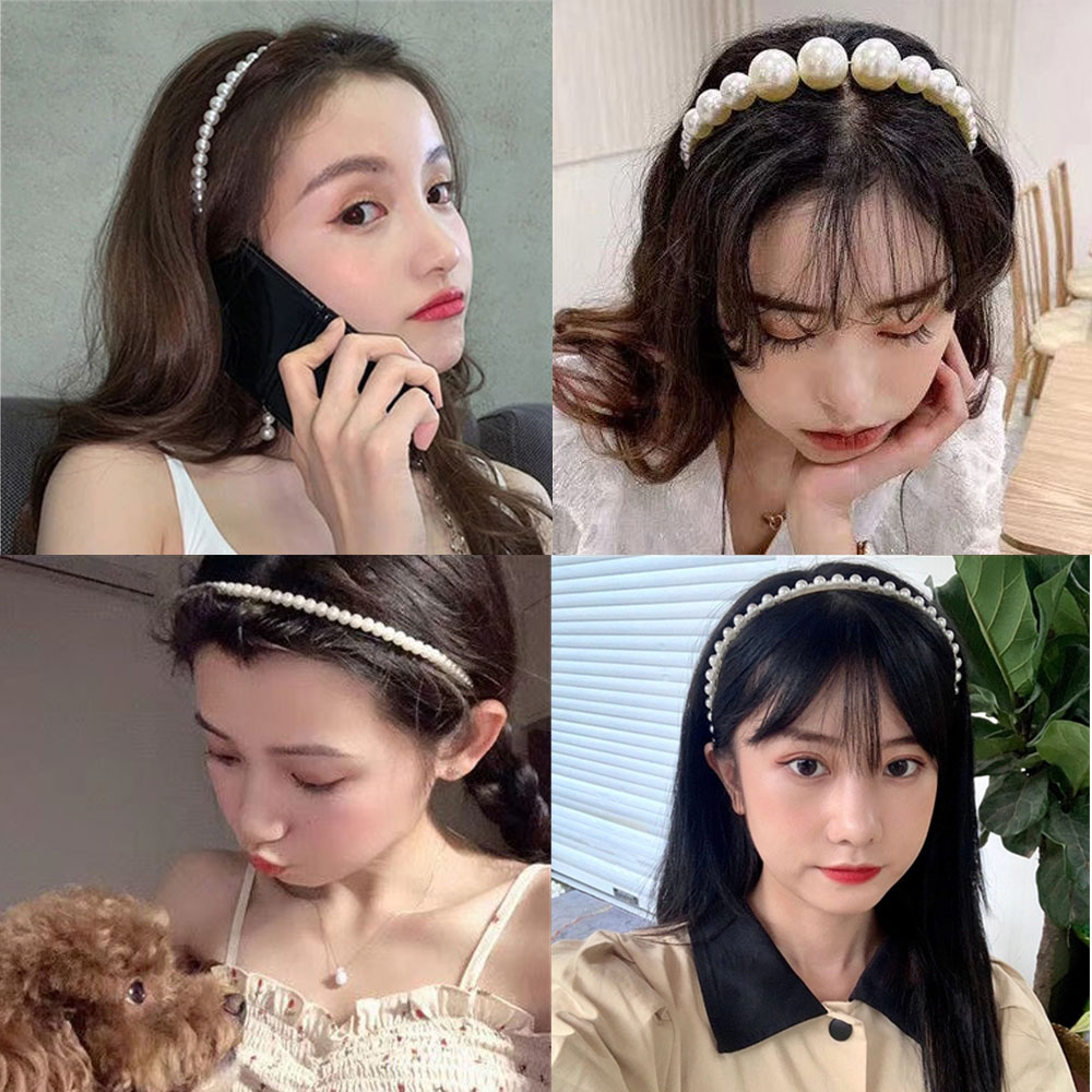 ที่คาดผมประดับโบว์แฟชั่นสไตล์เกาหลี