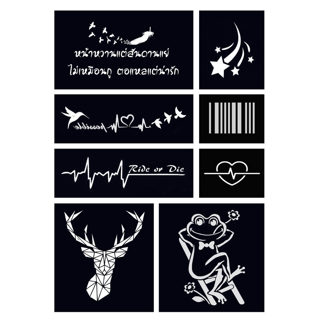 บล็อคเพ้นท์สติ๊กเกอร์50บาททั้งแผ่นA4ใช้ได้หลายครั้ง*ไม่มีสีแถมให้*