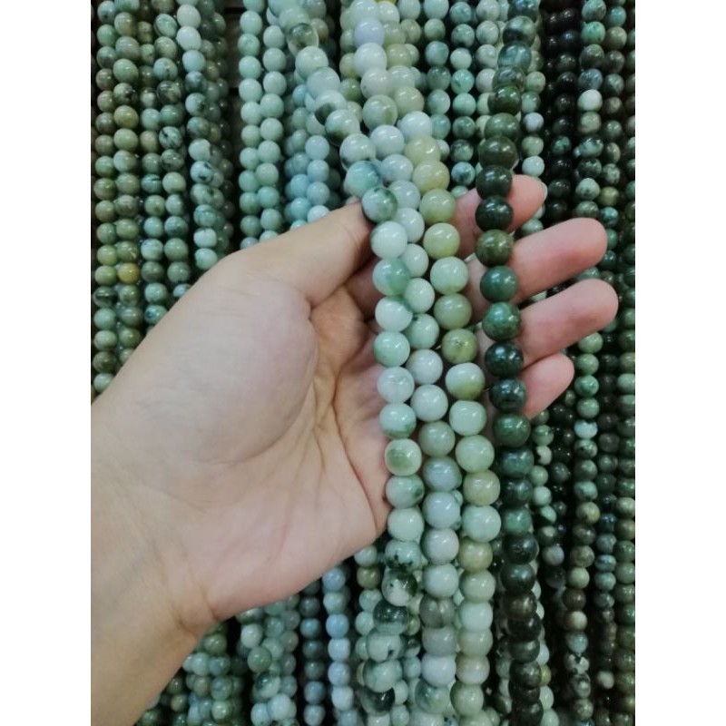 ประคำ​สวดมนต์​108​เม็ด​ หยก​พม่า​10-11มม.​ Jade by maleeshop
