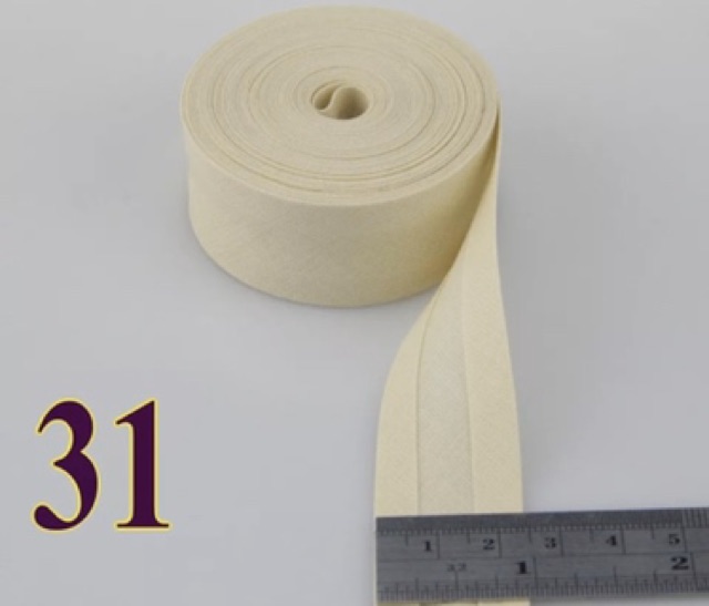 ผ้ากุ๊นโทเร ขนาด1 นิ้ว ม้วน72หลา