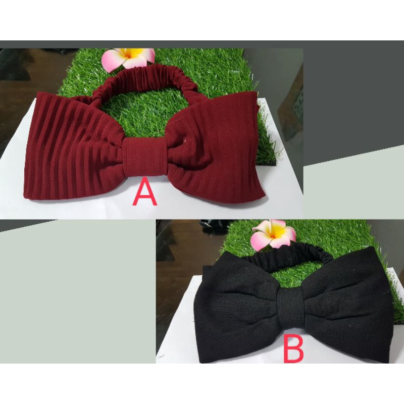 ผ้าคาดผมยางยืด ผ้าคาด ที่คาดผมแฟชั่น กระแสดาราโบใหญ่ พร้อมส่ง