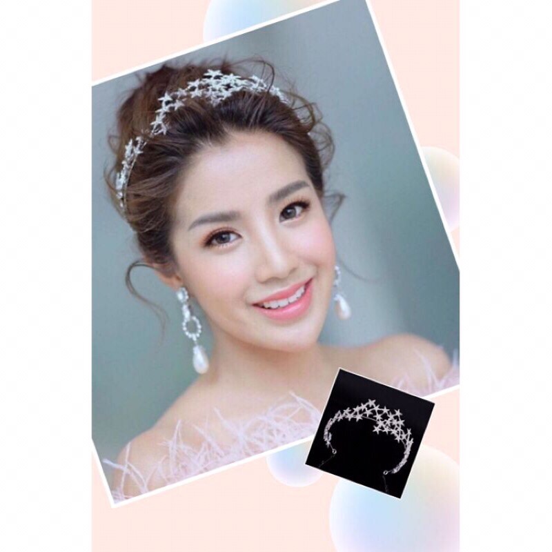 พร้องส่งค่ะ ที่คาดผมเจ้าสาว​ หรือใส่ออกงาน​ ดี