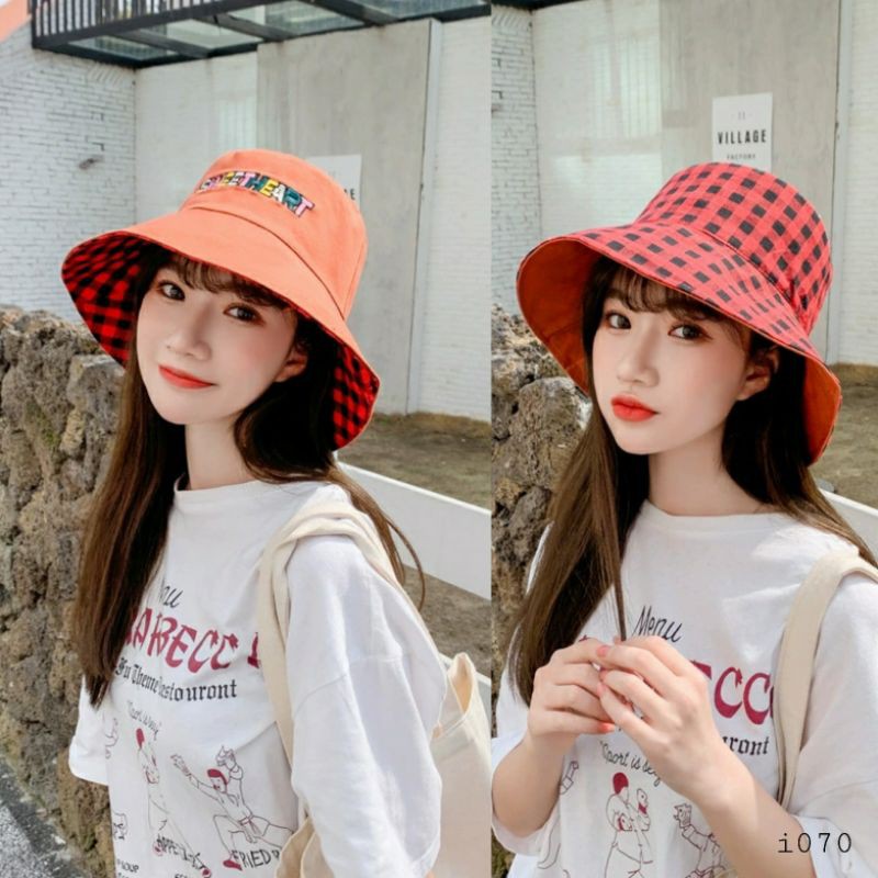 พร้อมส่ง 99.-หมวก2in1 ใส่ได้2โทน ในใบเดียว