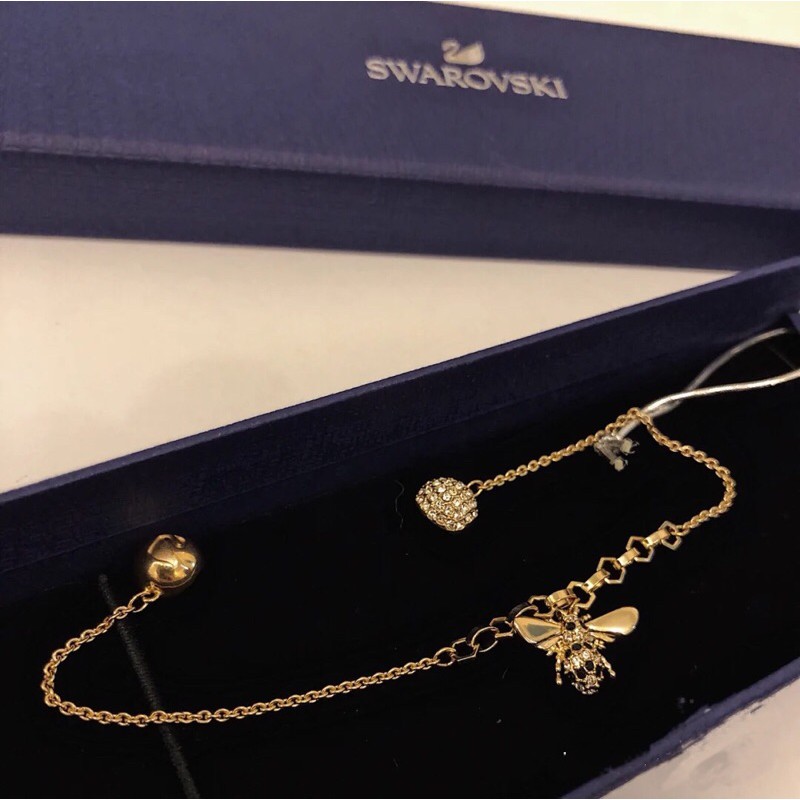 พร้อมส่ง Swarovskiแท้ใหม่ สร้อยข้อมือ swarovski ของแท้ ของแท้ 100% แท้蜜蜂手链