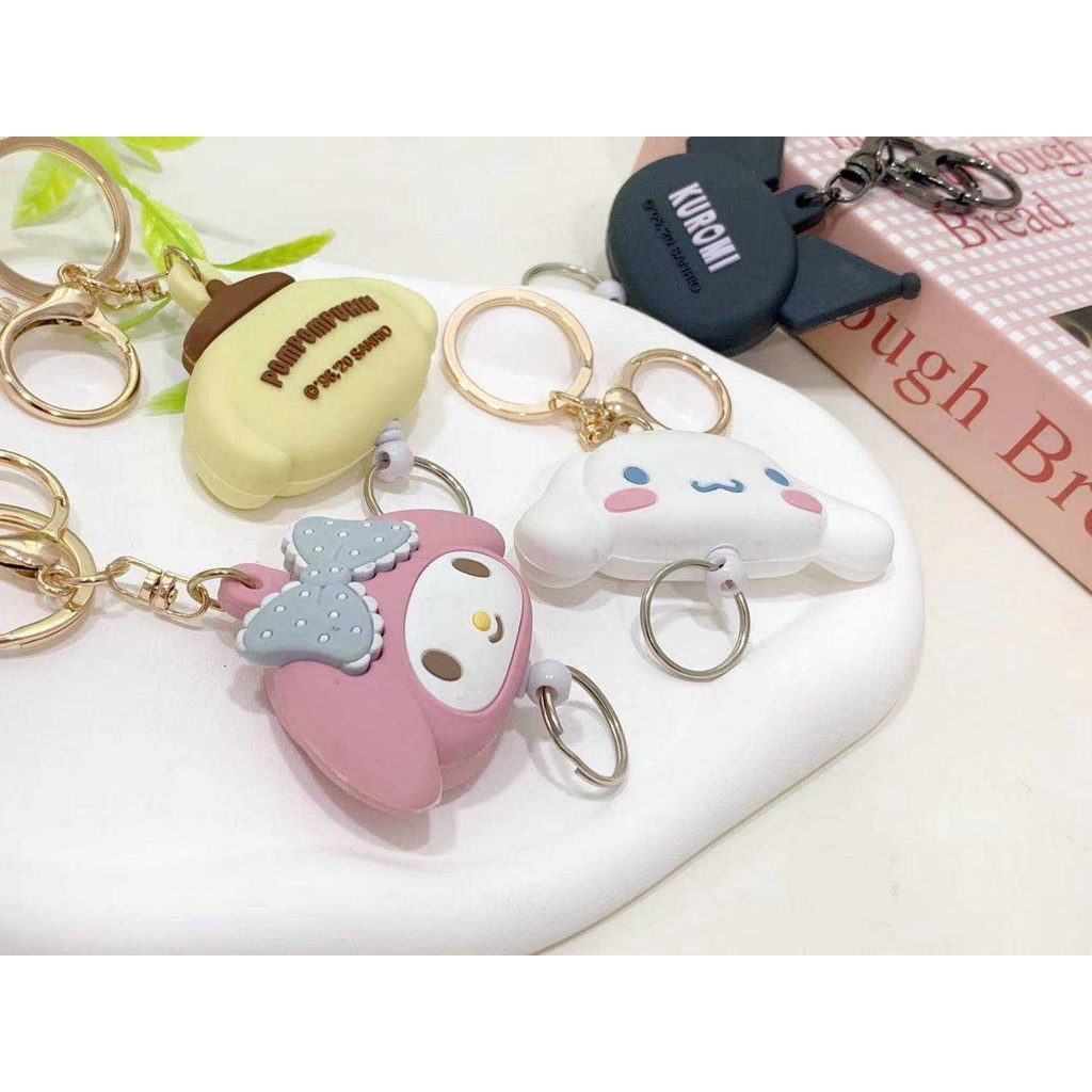 พร้อมส่ง   พวงกุญแจโยโย่ Sanrio น่ารักห้อยกระเป๋าได้ คล้องใส่บัตร ใส่กุญแจ