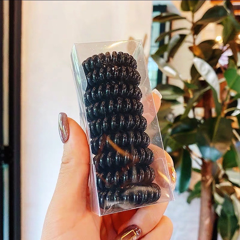พร้อมส่ง  ยางมัดผม bobble (1กล่องมี9ชิ้น) ยางรัดผม ยางมัดผมไล่เฉด เซ็ตสุดคุ้ม