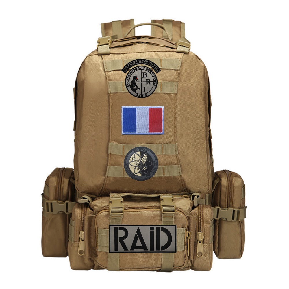 พร้อมส่ง สติกเกอร์เวลโคร ลาย GIGN GIPN BRI สไตล์ฝรั่งเศส สําหรับติดตกแต่ง