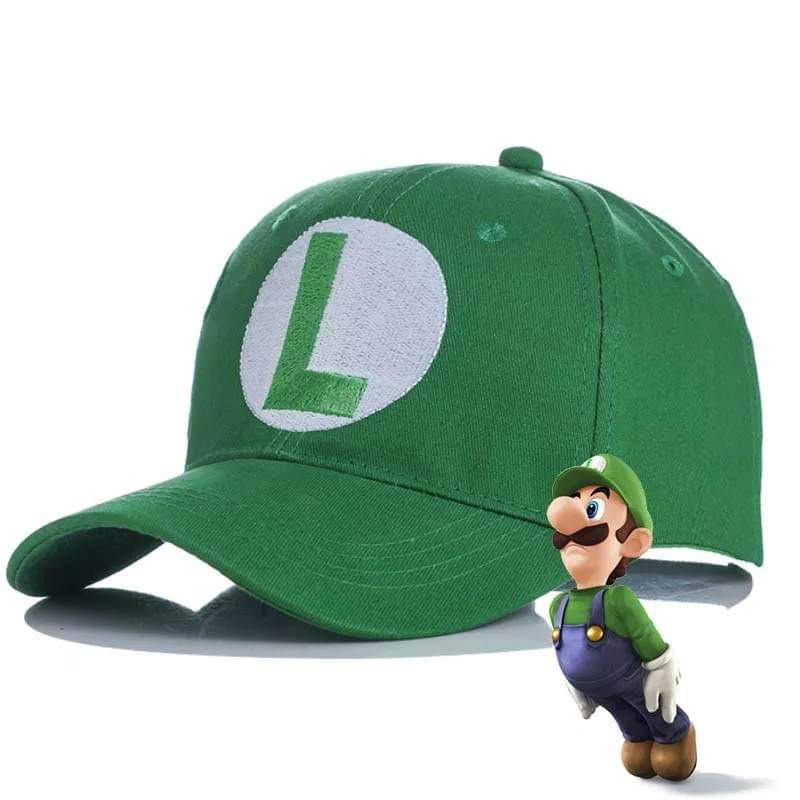 ( พร้อมส่ง ) หมวกกันแดด Mario cap มาริโอ้ ลุยจิ หมวกปาร์ตี้ ของขวัญ น่ารัก