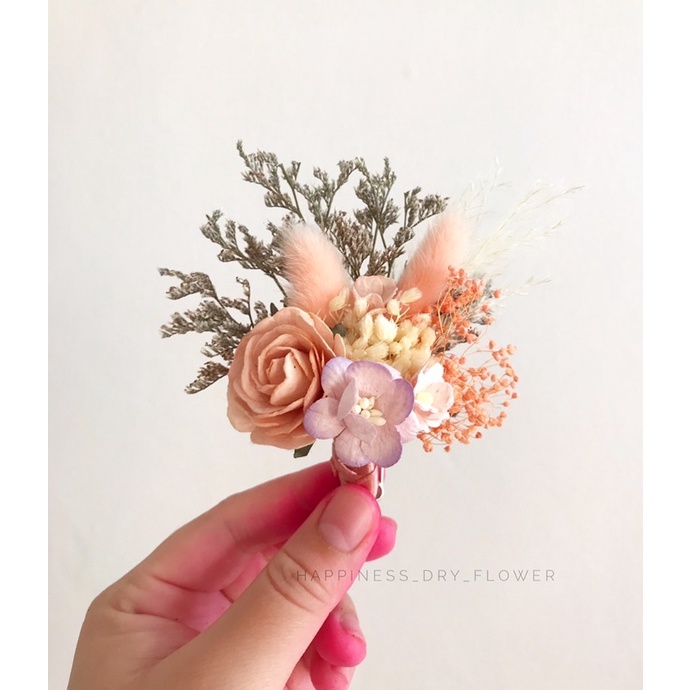 พร้อมส่ง!! เข็มกลัดติดอกโทนโอรส(ออกสีส้มอ่อนๆนะคะ)