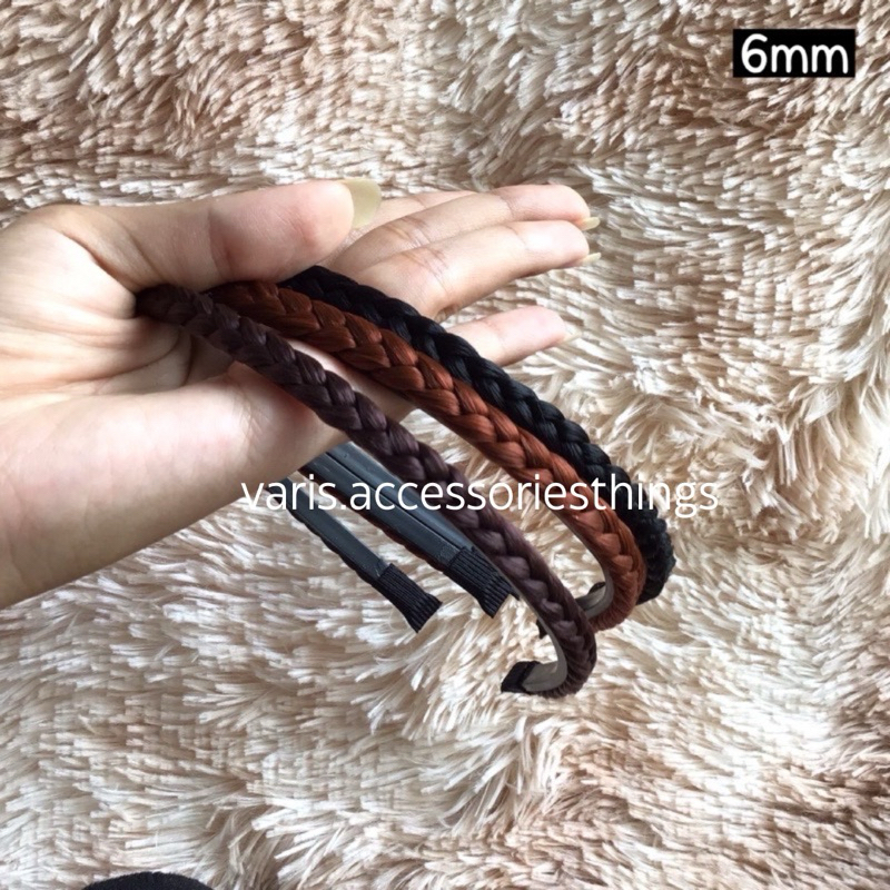 พร้อมส่ง เปียที่คาดผมขนาด 6mm