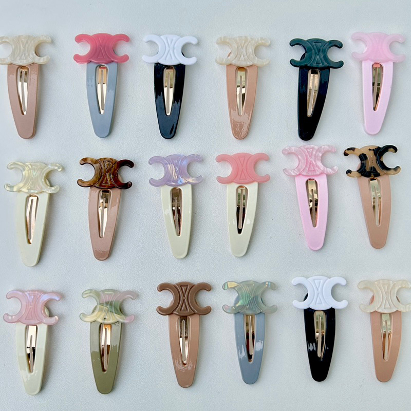 พร้อมส่งจากไทย hairclipกิ๊บติดผมแฟชั่นสไตล์เกาหลี(1ชิ้น)ขนาด6cm. กิ๊บเกาหลี