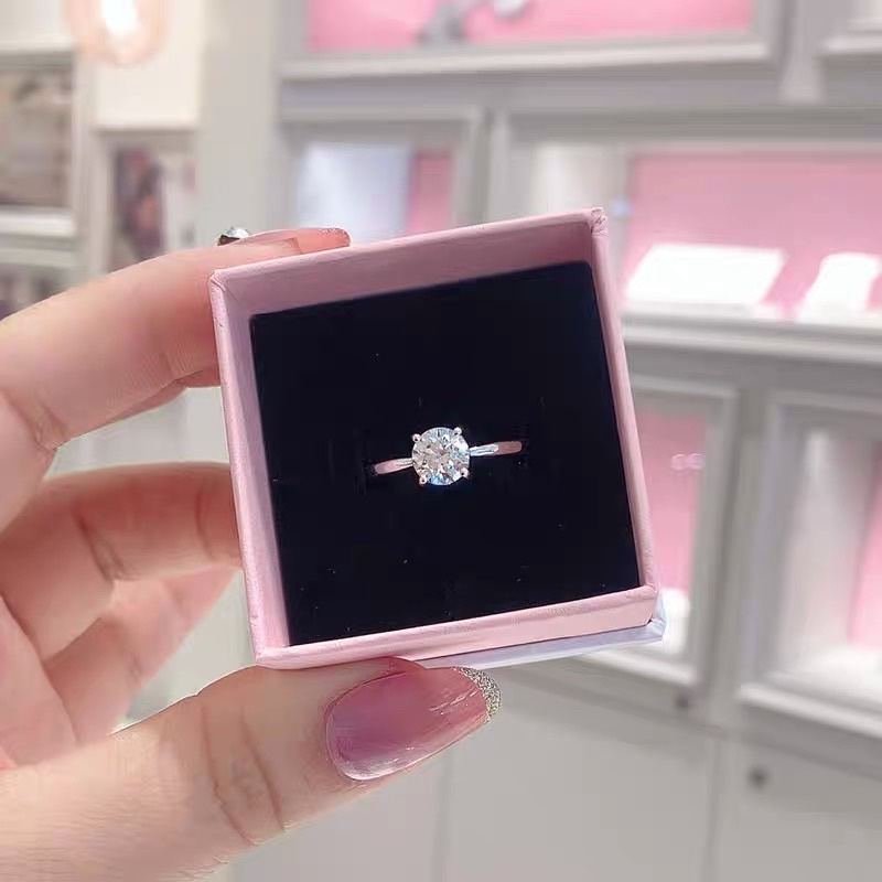 (พร้อมส่งทีไทย)pandora แหวนเงิน 925 ประดับเพทาย รูปนกพิราบ ไข่หรูหรา สําหรับผู้หญิง