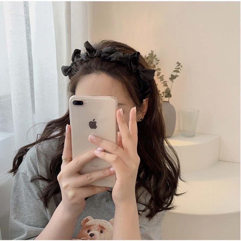 พร้อมส่งที่ไทย  คาดผมโบว์ ผ้าซาติน แฟชั่น เครื่องประดับผม ออกงาน
