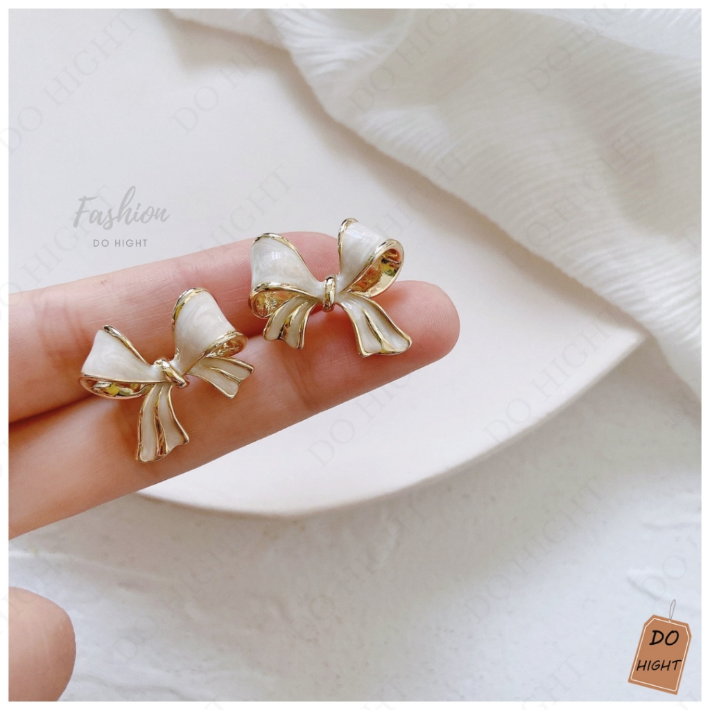 พร้อมส่ง⚡ มีเก็บเงินปลายทาง  ต่างหูแฟชั่น สไตล์เกาหลี (ราคาต่อ 1 คู่) : Do hight