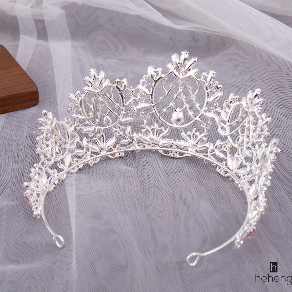 มงกุฎแต่งงาน Rhinestone และ Tiaras เครื่องแต่งกายอุปกรณ์ผมปาร์ตี้เจ้าหญิง Headbands สําหรับอุปกรณ์ผมสาว