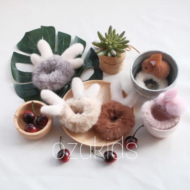 ยางมัดผมขนฟู น่ารัก พร้อมส่ง