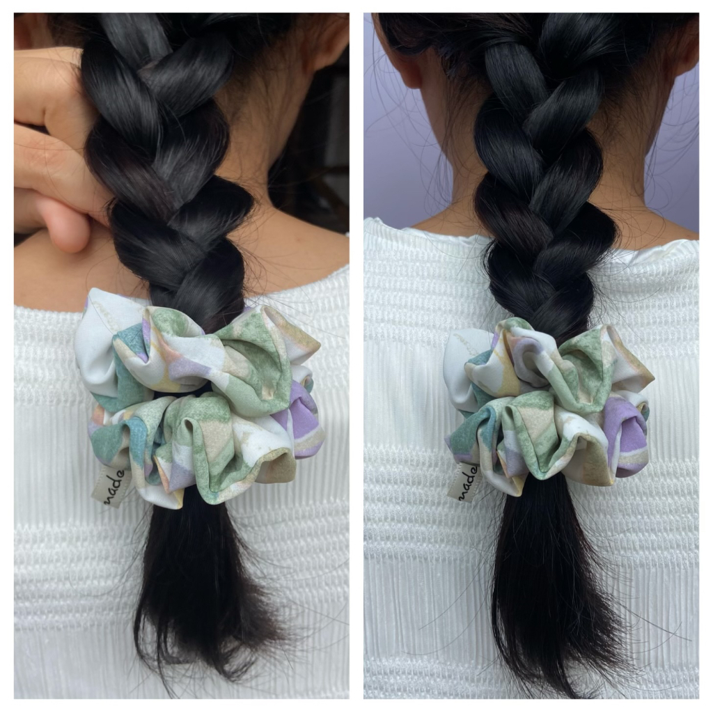 ยางรัดผม Sunny Scrunchies ยางรัดผมโดนัท nature collection  ไม่กินผม ไม่ตึงเกินไป พร้อมส่ง