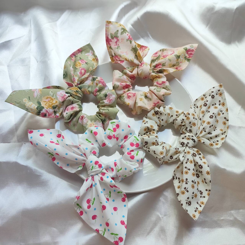 ยางรัดผม ( knot) แบบมีโบว์สวยๆ พร้อมส่ง