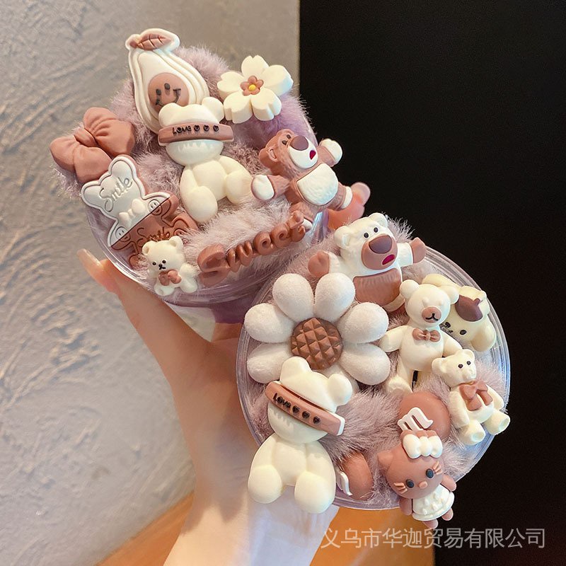 ยางรัดผม ลายการ์ตูนน่ารัก ขนาดใหญ่ สําหรับผู้หญิง