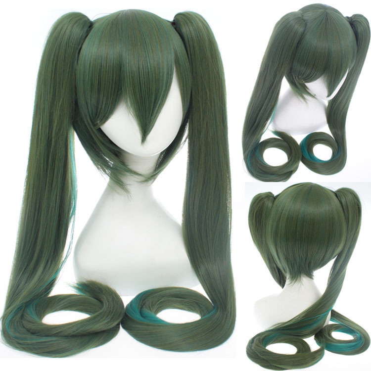 วิกผมยาว คอสเพลย์ Hatsune Miku ซากุระ สีสันสดใส สไตล์ญี่ปุ่น