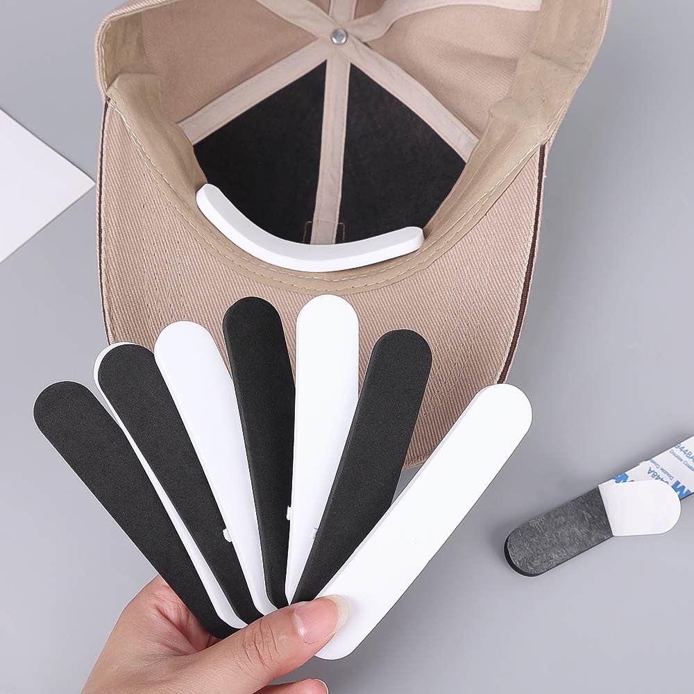 สติกเกอร์ลดขนาดหมวก มีกาวในตัว 5 ชิ้น / แผ่นด้านใน สําหรับฝึกฝนหมวก Unisex / อุปกรณ์ปรับขนาดหมวก