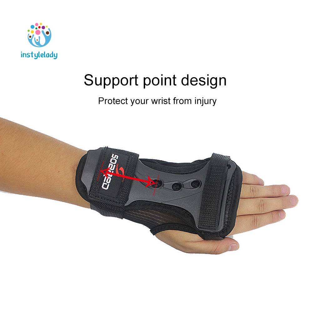 สนับข้อมือสําหรับเล่นสกีสโนว์บอร์ด 2 ชิ้น