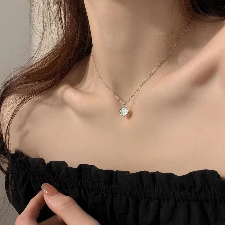 สร้อยคอ จี้เปลือกหอย สร้อย เครื่องประดับผู้หญิง สไตล์เกาหลี N116