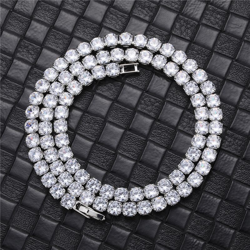 สร้อยคอเพชรCz   4mm.