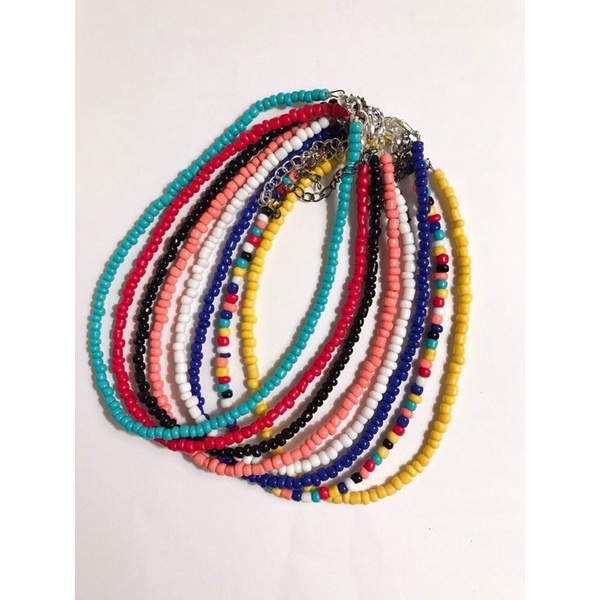 สร้อยลูกปัดเม็ดทราย สร้อยลูกปัด สร้อยแฟชั่น งาน handmade