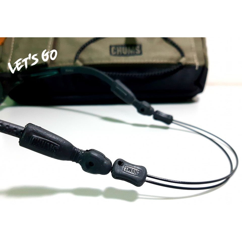 สายคล้องแว่น Chums รุ่น Adjustable Orbiter สายสแตนเลส ปรับสั้นยาว น้ำหนักเบา Made in U.S.A. พร้อมส่ง!!