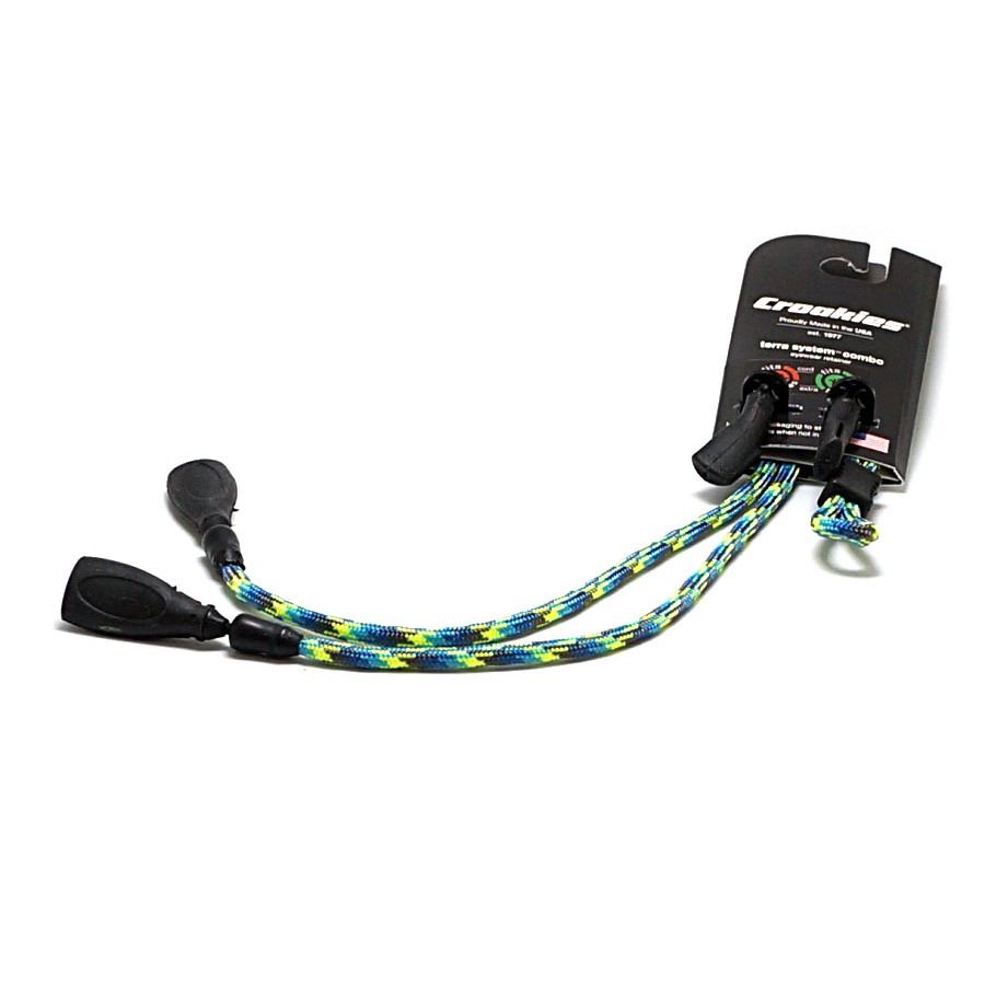 สายคล้องแว่น Croakies รุ่น Terra Combo XXL / Tite End Electric Blue Multi