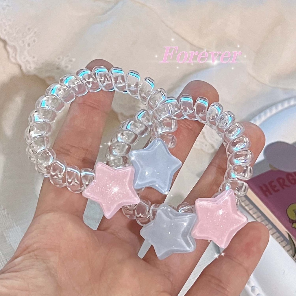 สายนาฬิกาข้อมือ ยางนิ่ม รูปดาวห้าแฉก น่ารัก ขนาดเล็ก สําหรับแฟนสาว แฟนหนุ่ม แฟน