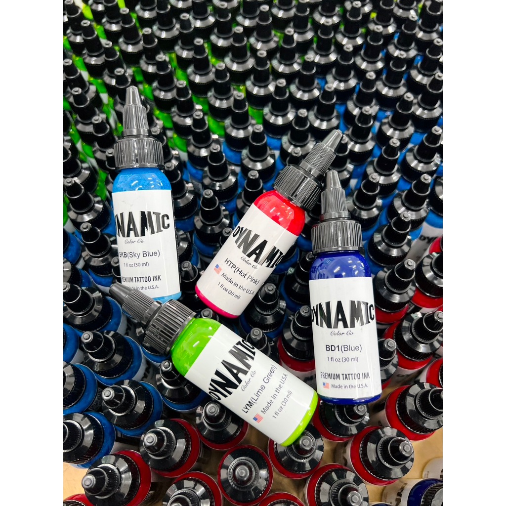 สีสักร่างกาย หมึกสัก Dynamic Tattoo Ink 1oz มีให้เลือกหลายสี