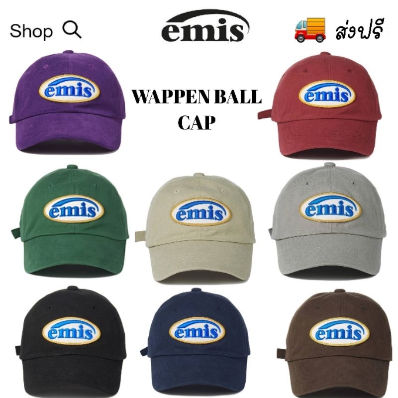 ส่งฟรี || EMIS CORDUROY WAPPEN BALL CAP , TONE ON TONE