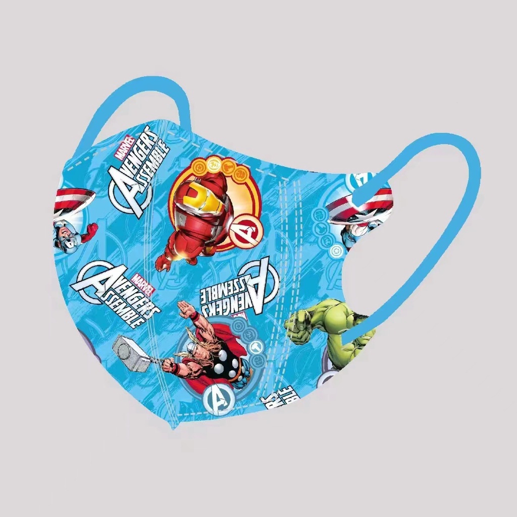 ส่งเร็ว หน้ากากอนามัย ลายการ์ตูน 3D 4d 4Plymask 3D สําหรับเด็กผู้ชาย 10 ชิ้น ต่อแพ็ก Zg888Thmask 4d 50 ชิ้น