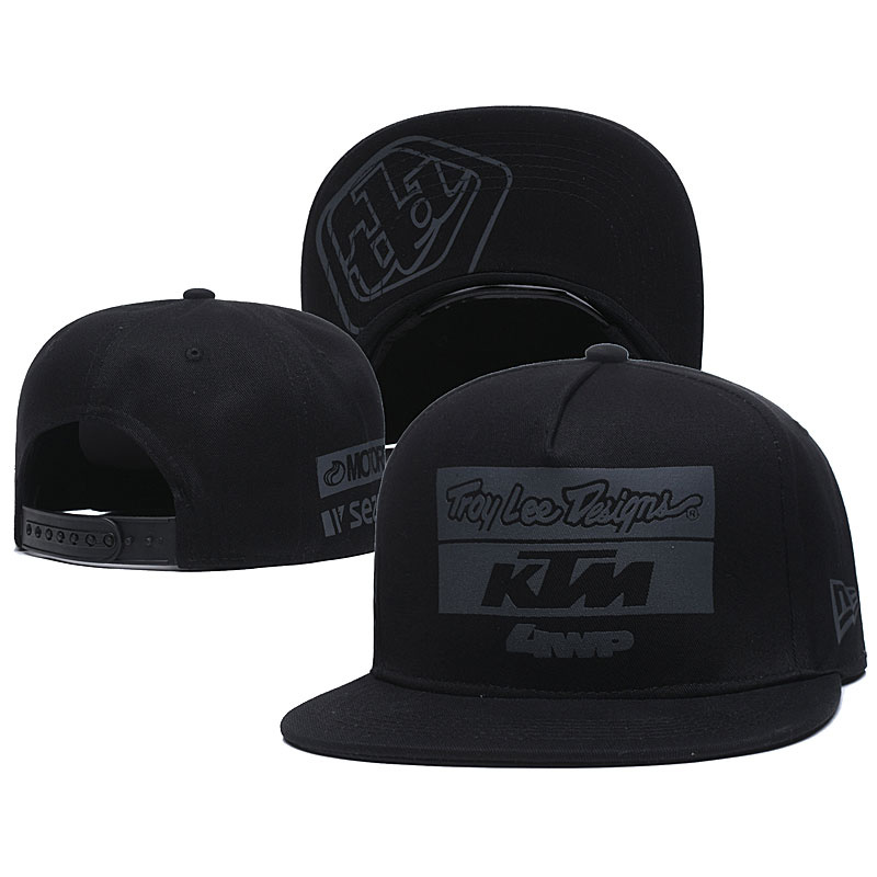 หมวก Caps Snapback พิมพ์ลายสีดําสําหรับขี่รถจักรยานยนต์